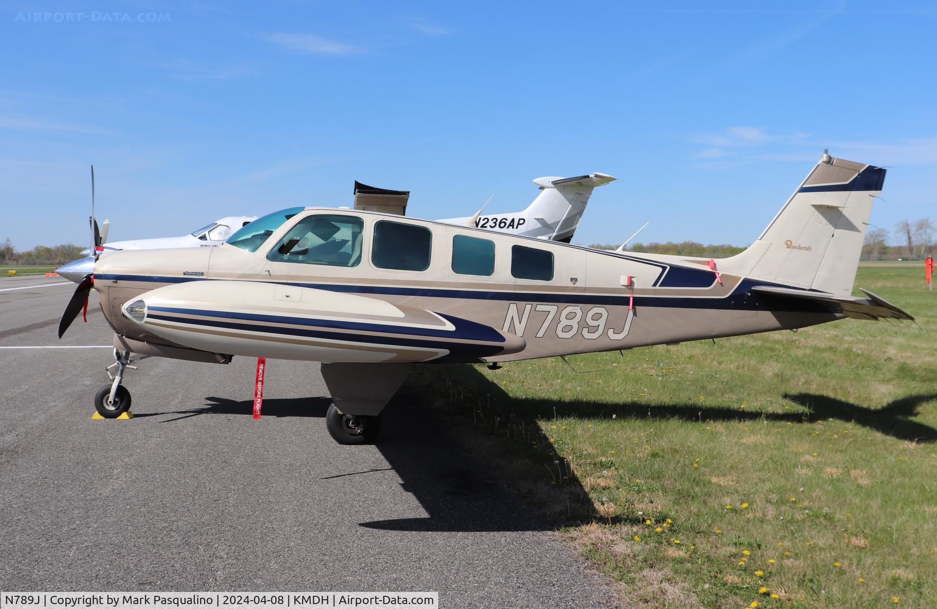 N789J, 1984 Beech A36 Bonanza 36 C/N E-2145, Beech A36
