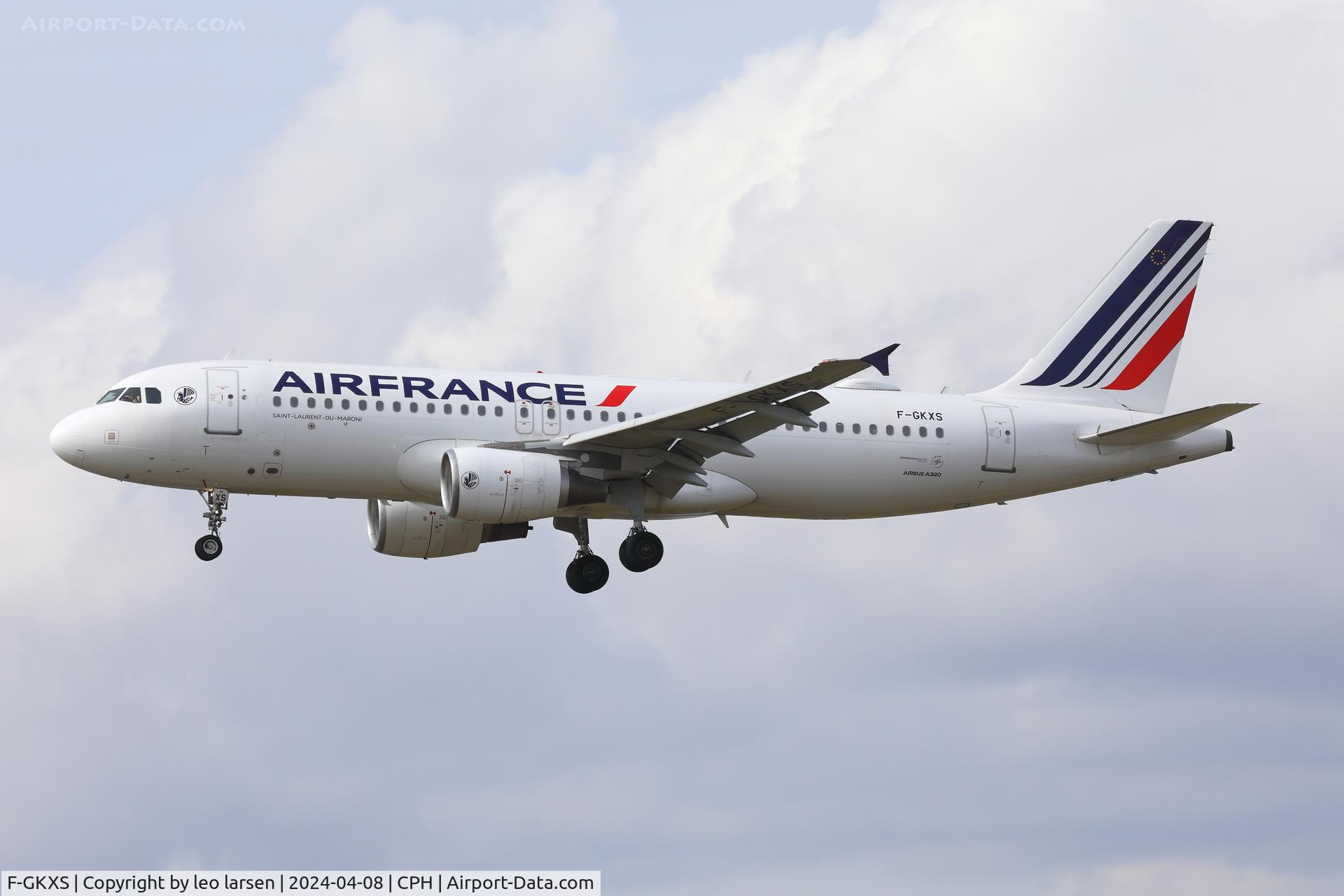 F-GKXS, 2009 Airbus A320-214 C/N 3825, Copenhagen 8.4.2024