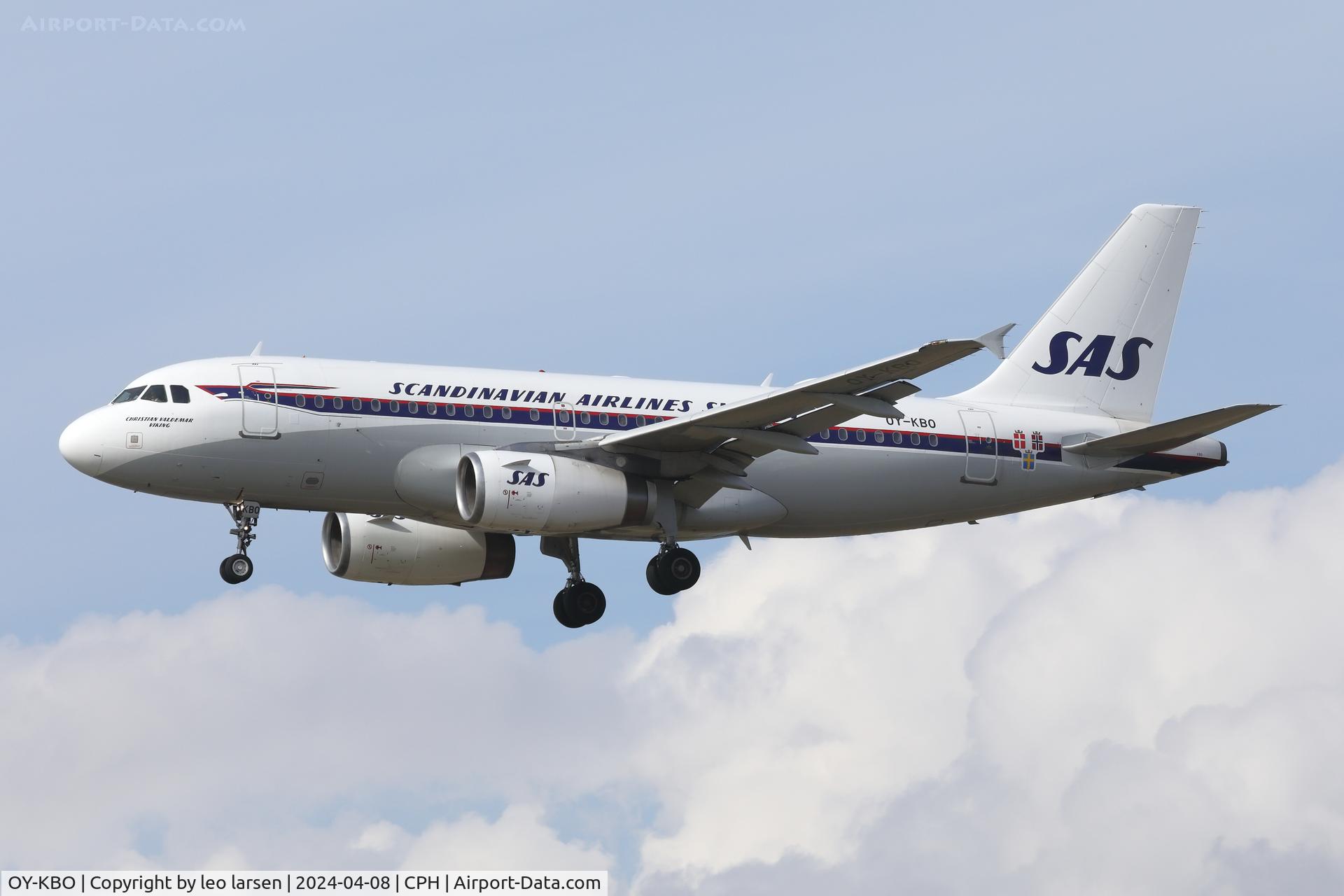 OY-KBO, 2006 Airbus A319-131 C/N 2850, Copenhagen 8.4.2024
