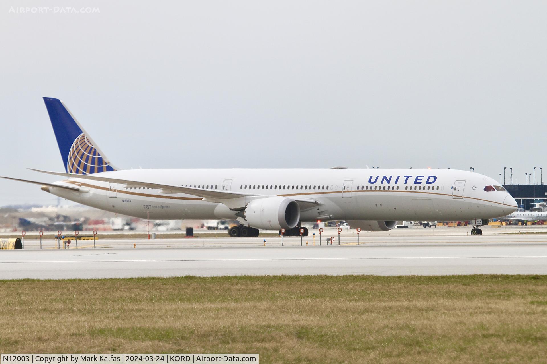 N12003, 2018 Boeing 787-10 Dreamliner Dreamliner C/N 40935, B78X United Airlines Boeing 787-10 Dreamliner  N12003 UAL882 RJTT-KORD