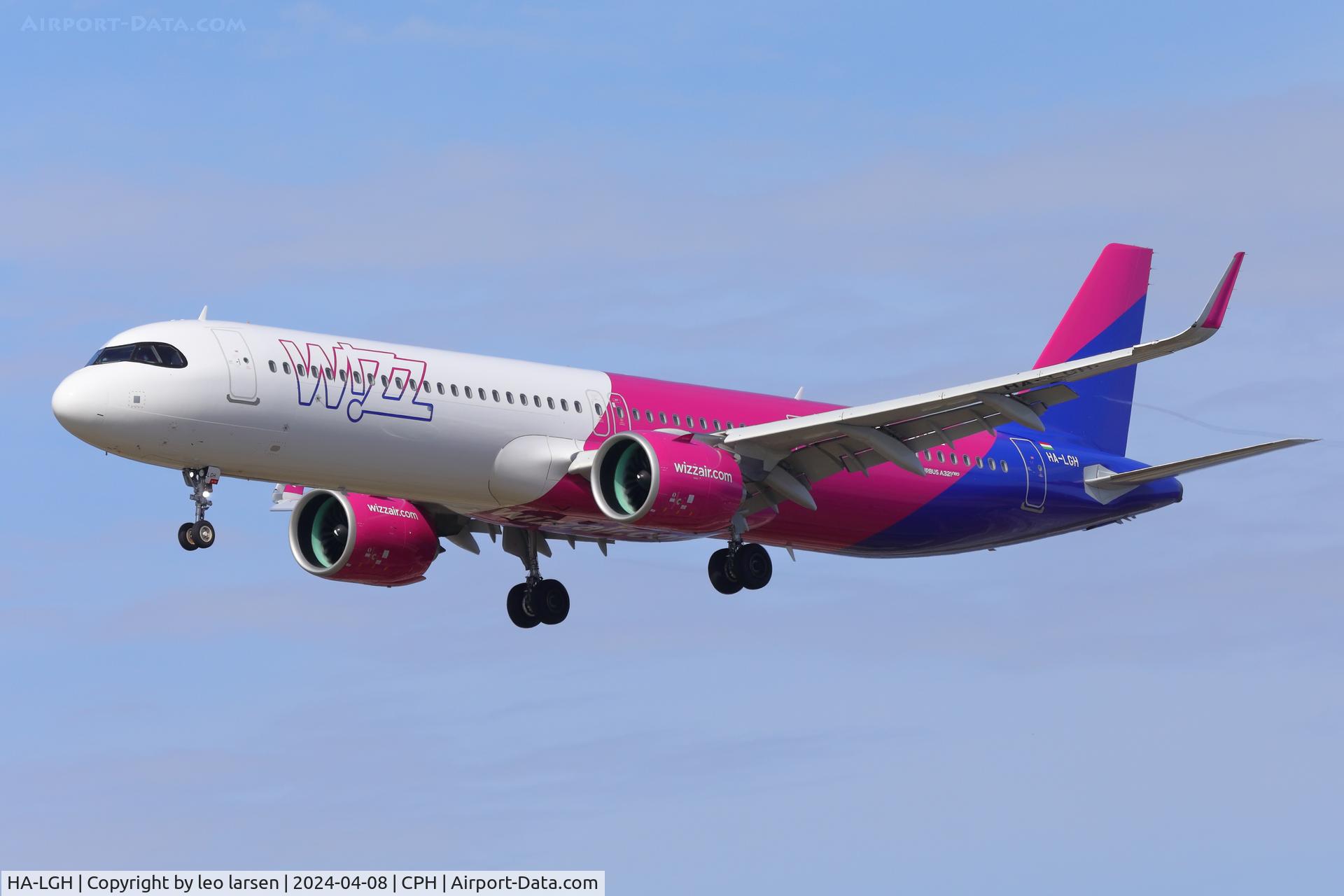 HA-LGH, 2023 Airbus A321-271NX C/N 11709, Copenhagen 8.4.2024