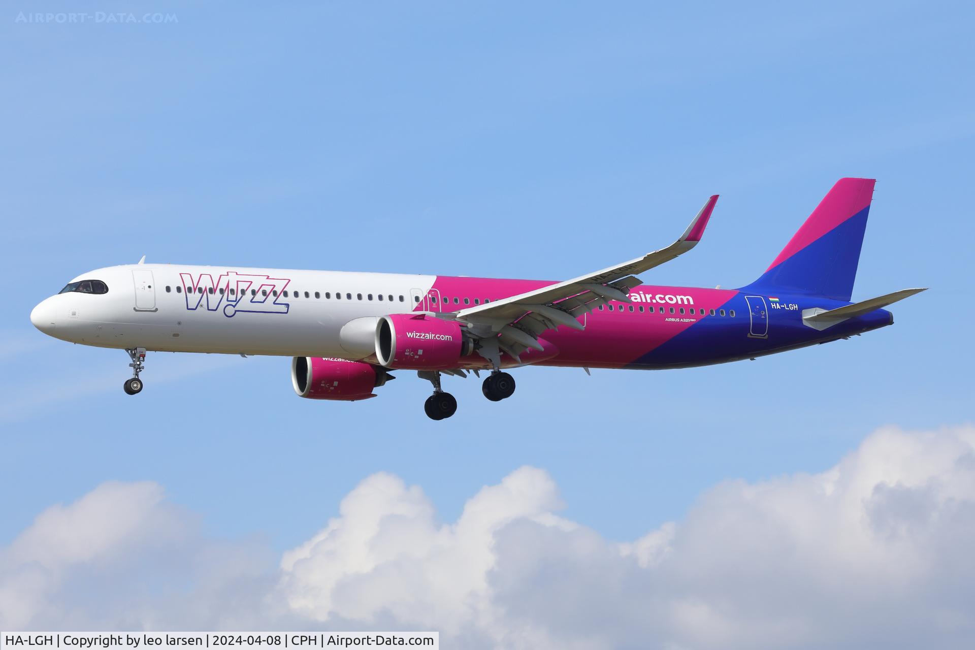 HA-LGH, 2023 Airbus A321-271NX C/N 11709, Copenhagen 8.4.2024