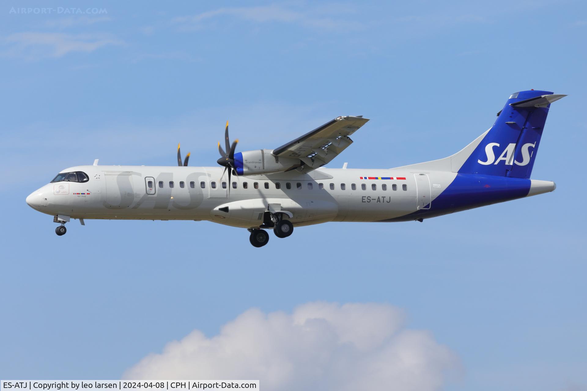 ES-ATJ, 2012 ATR 72-600 (72-212A) C/N 1056, Copenhagen 8.4.2024