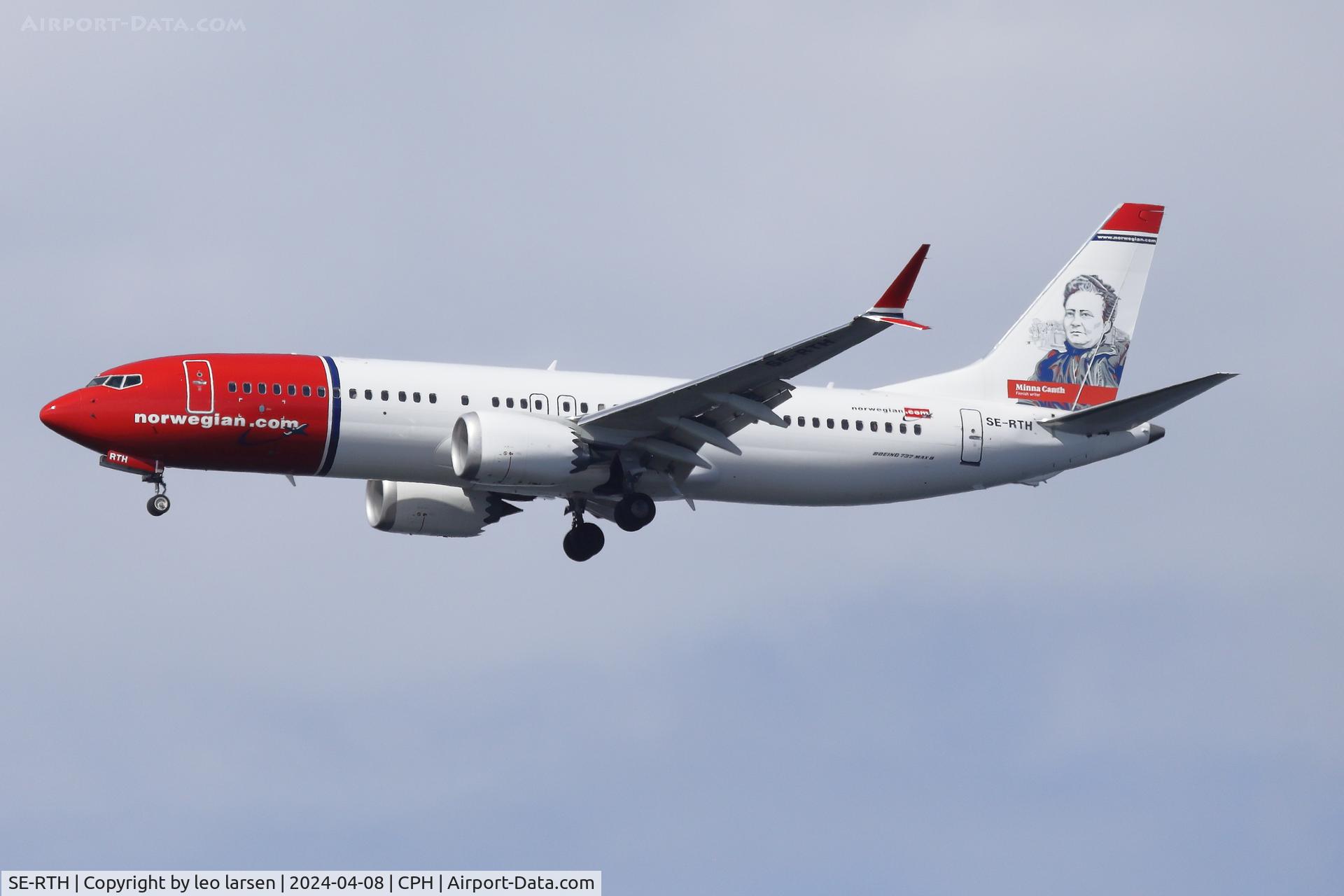 SE-RTH, 2023 Boeing 737-8 MAX C/N 62928, Copenhagen 8.4.2024