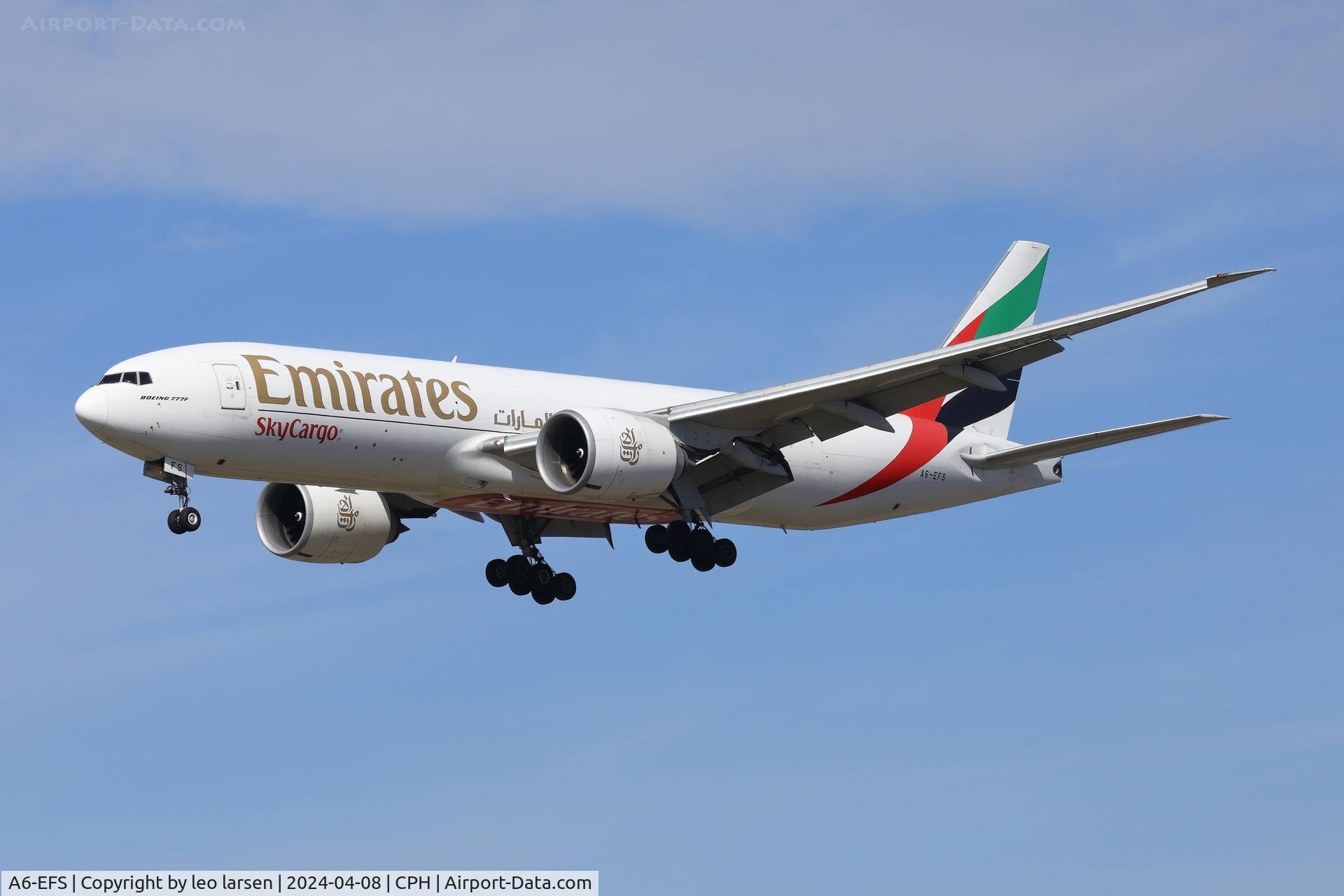 A6-EFS, 2015 Boeing 777-F1H C/N 42234, Copenhagen 8.4.2024