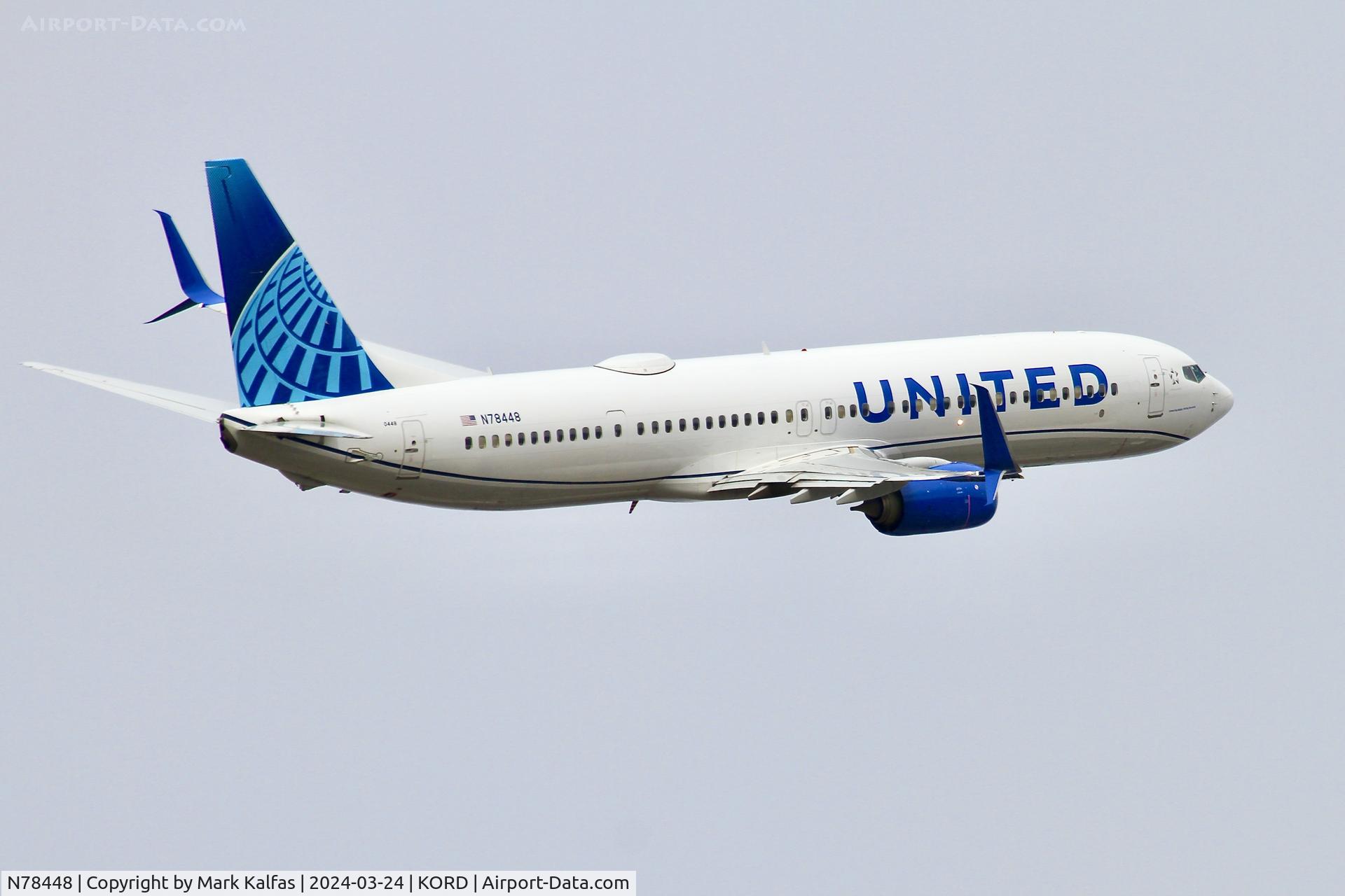 N78448, 2012 Boeing 737-924/ER C/N 40003, B739 United Airlines BOEING 737-924ER N78448 UAL1092 ORD-RSW