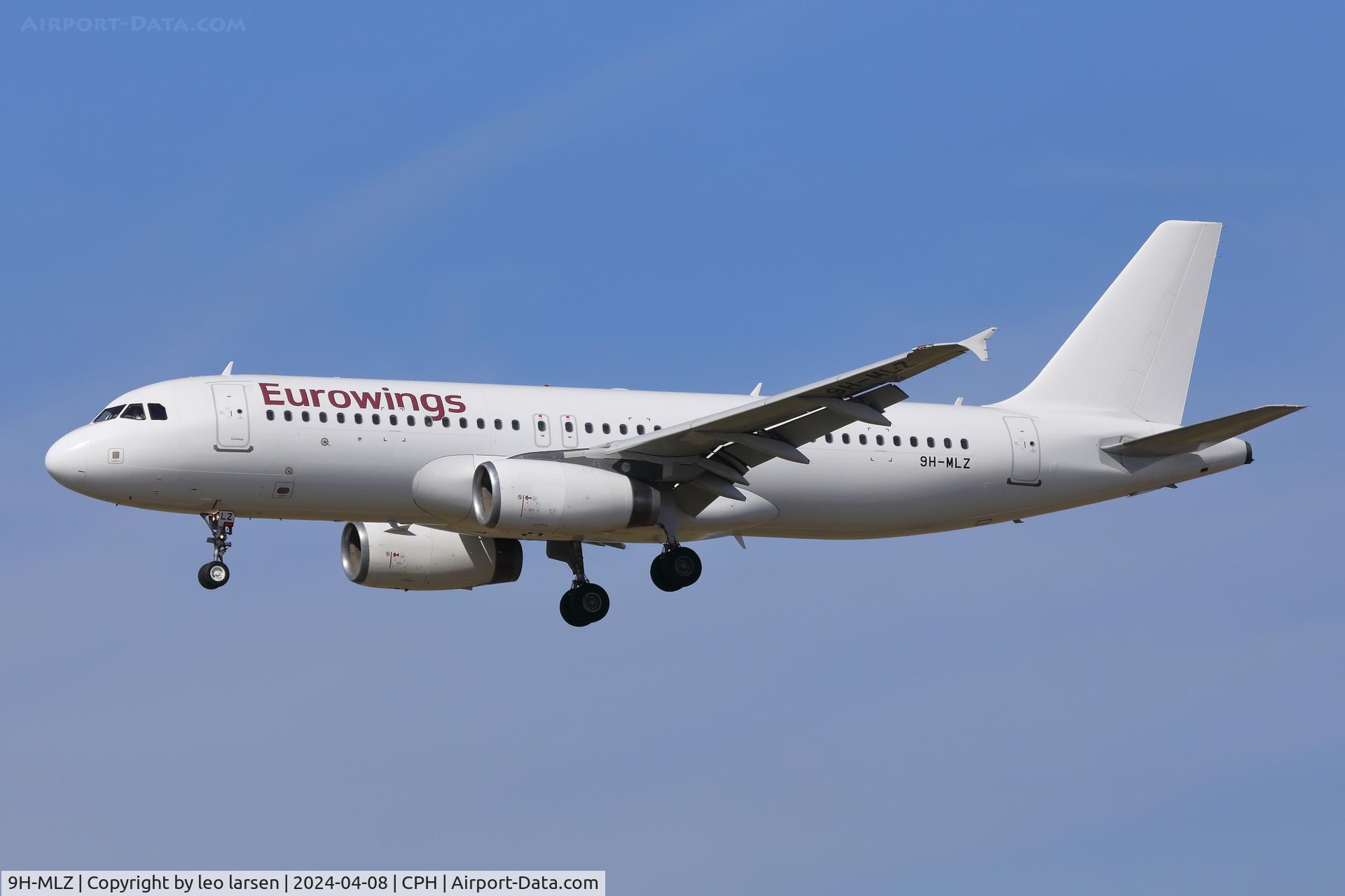 9H-MLZ, 2008 Airbus A320-232 C/N 3384, Copenhagen 8.4.2024