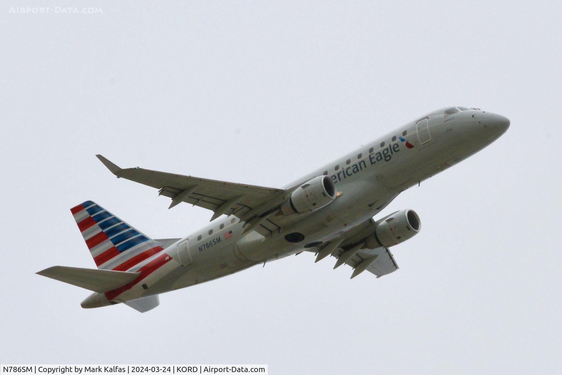 N786SM, 2004 Embraer 170SE (ERJ-170-100SE) C/N 17000052, E170 Envoy Air/American Eagle  Embraer ERJ-170-100SE N786SM ENY3775 ORD-BNA