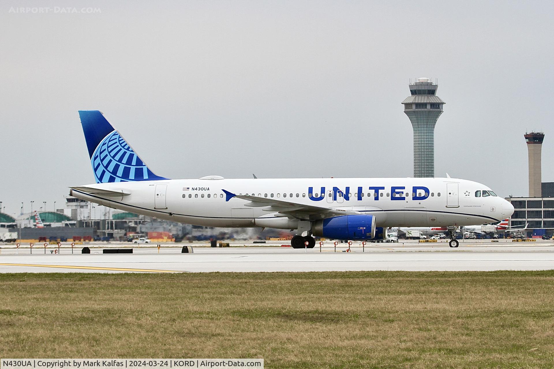 N430UA, 1996 Airbus A320-232 C/N 568, A320 United Airlines Airbus A320-232 N430UA UAL3041 MYYN-KORD