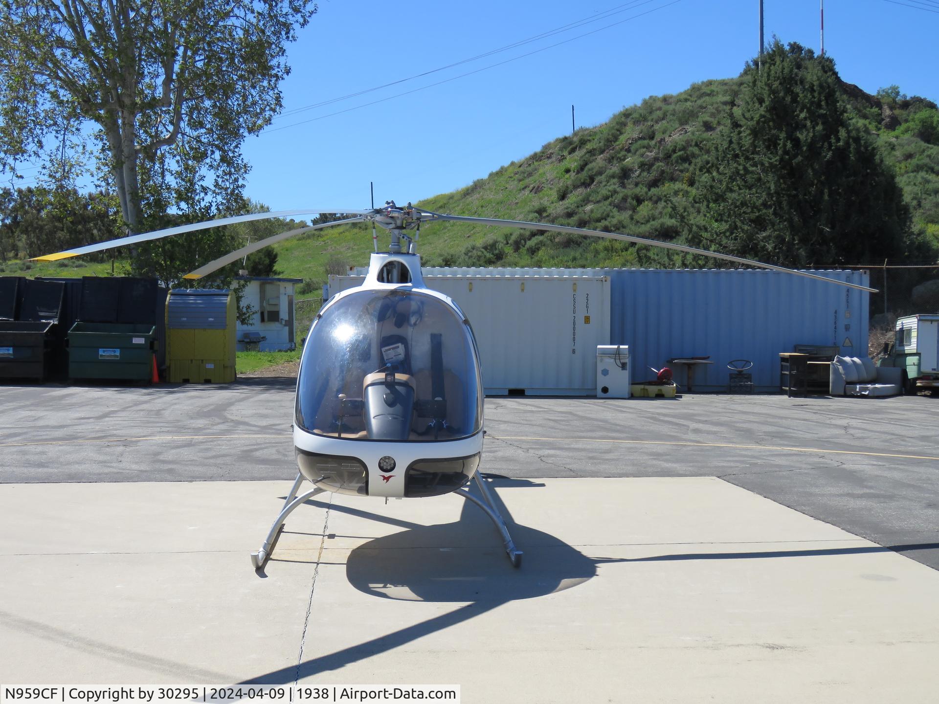 N959CF, 2017 Guimbal Cabri G2 C/N 1190, Parked westside