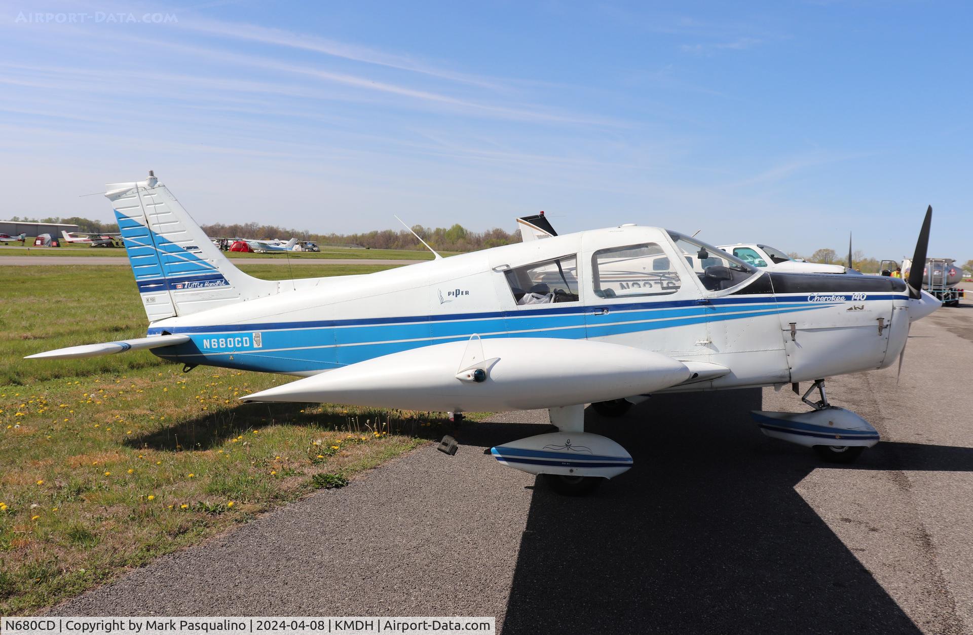 N680CD, 1973 Piper PA-28-140 C/N 28-7325158, Piper PA-28-140