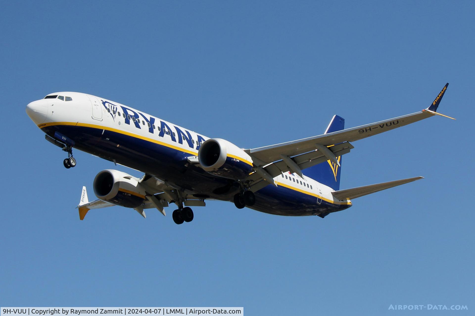 9H-VUU, 2021 Boeing 737-8-200 MAX C/N 65883, B737-8 MAX 9H-VUU Malta Air