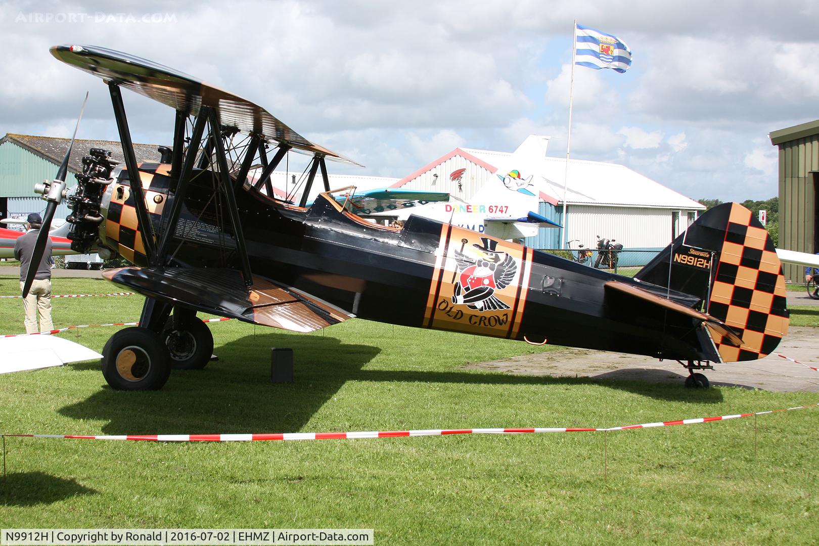 N9912H, 1943 Boeing N2S-3 Kaydet (B75N1) C/N 75-7213, at ehmz