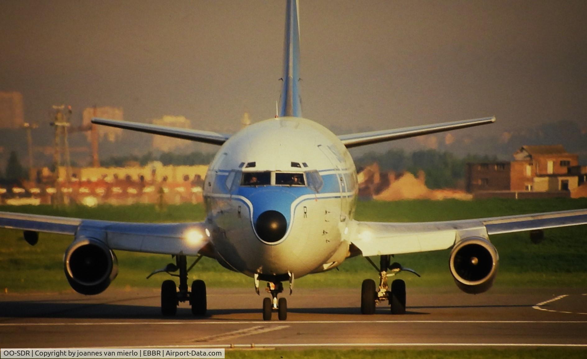 OO-SDR, 1979 Boeing 737-229C C/N 21738, ex-slide