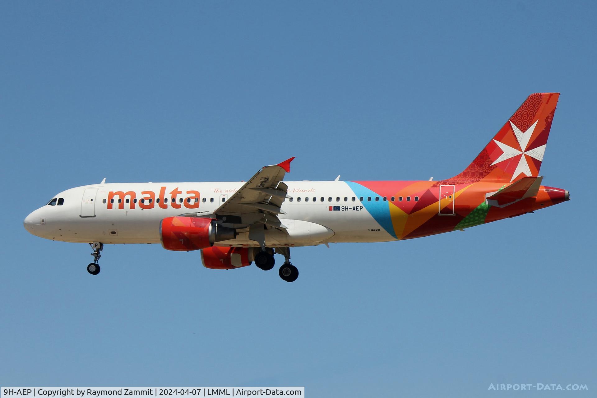 9H-AEP, 2007 Airbus A320-214 C/N 3056, A320 9H-AEP Air Malta