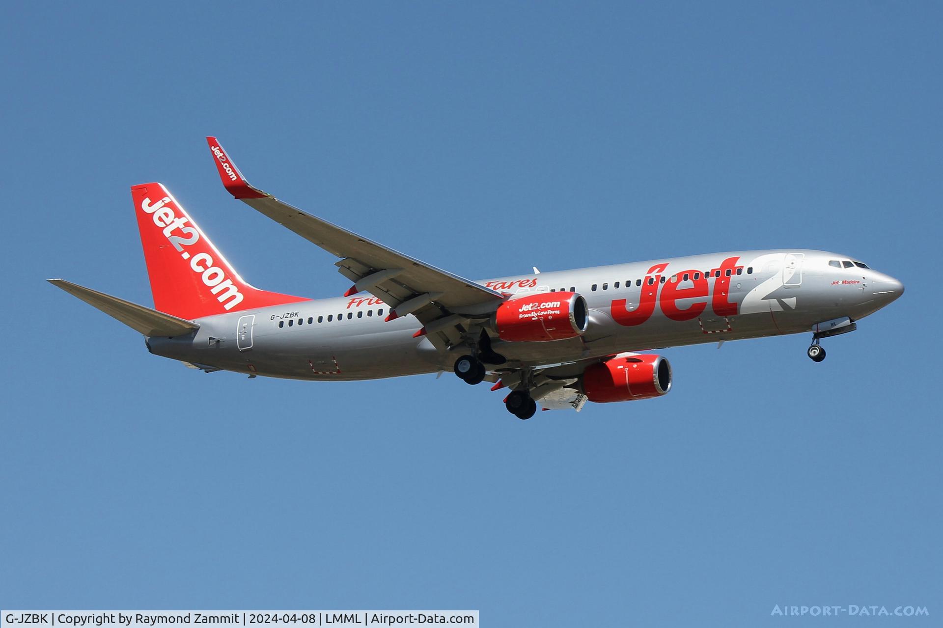 G-JZBK, 2018 Boeing 737-8MG C/N 63167, B737-800 G-JZBK Jet2Com