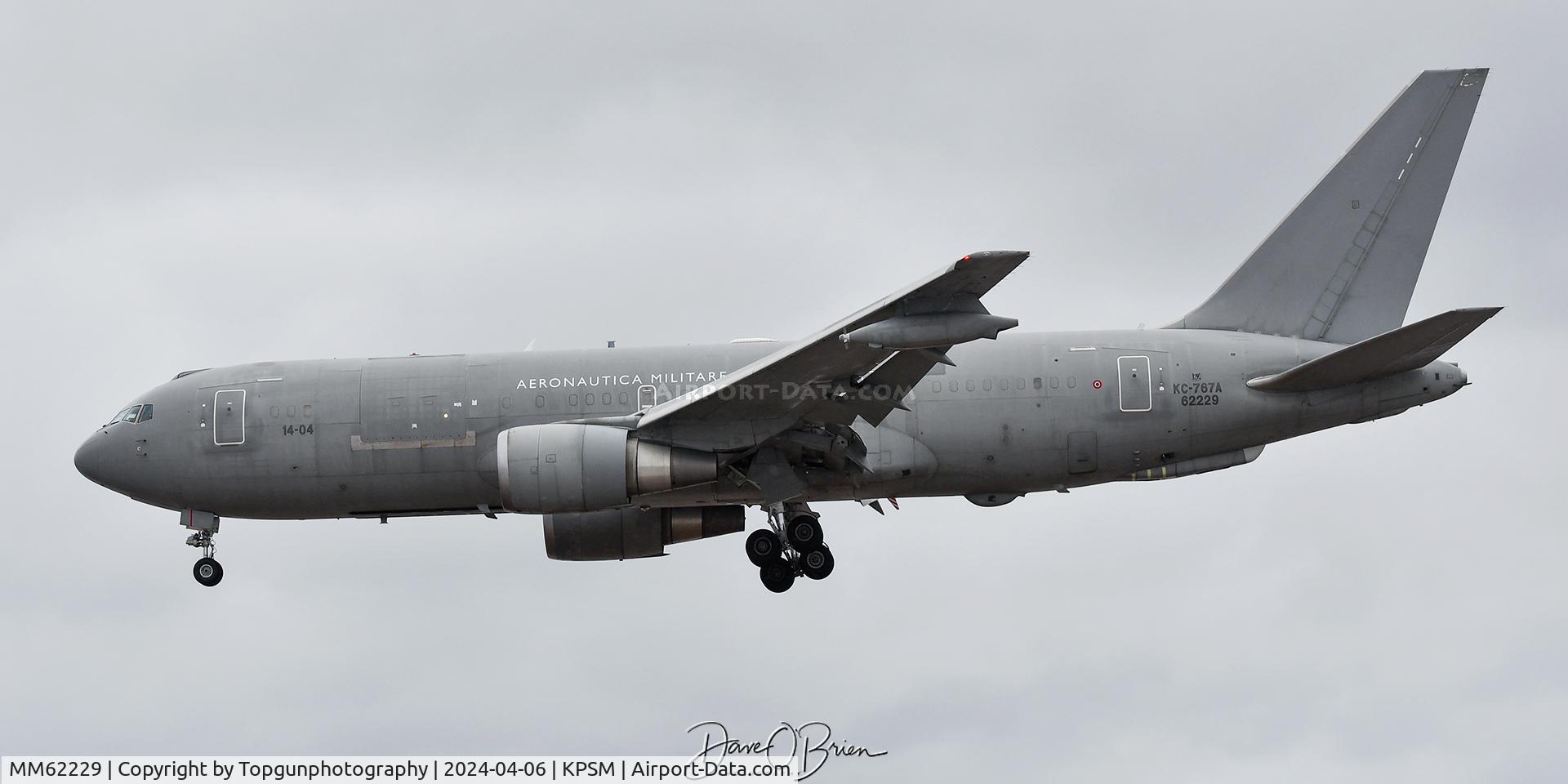 MM62229, 2007 Boeing 767-2EY C/N 33689, IAM1422 was the lead tanker dragging IAM3601 flight of 3 Typhoons
