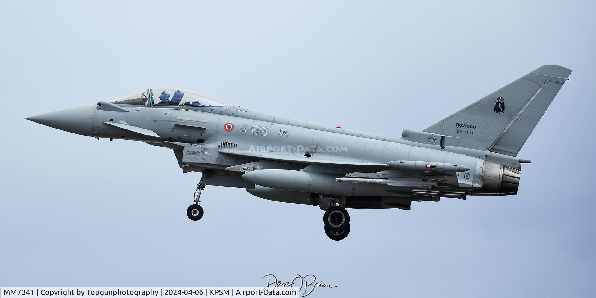 MM7341, Eurofighter F-2000A Typhoon C/N IS067, IAM3603 final Typhoon from the 1st group across from Lajes