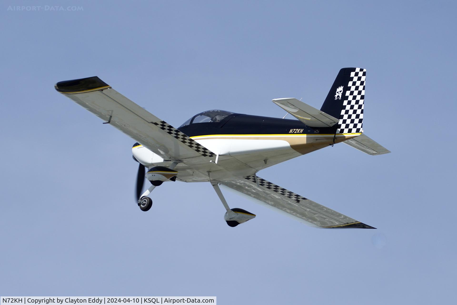 N72KH, 2005 Vans RV-7A C/N 71381, San Carlos Airport in California 2024.