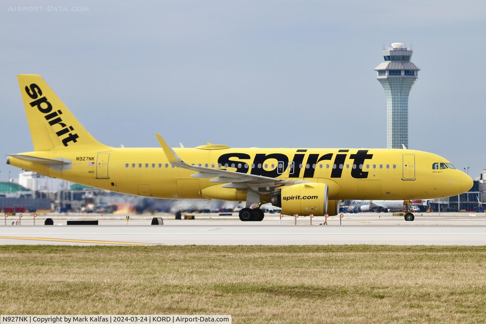 N927NK, 2019 Airbus A320-271N C/N 9075, A20N Spirit Airlines Airbus A320-271N N927NK NKS3152 MIA-ORD