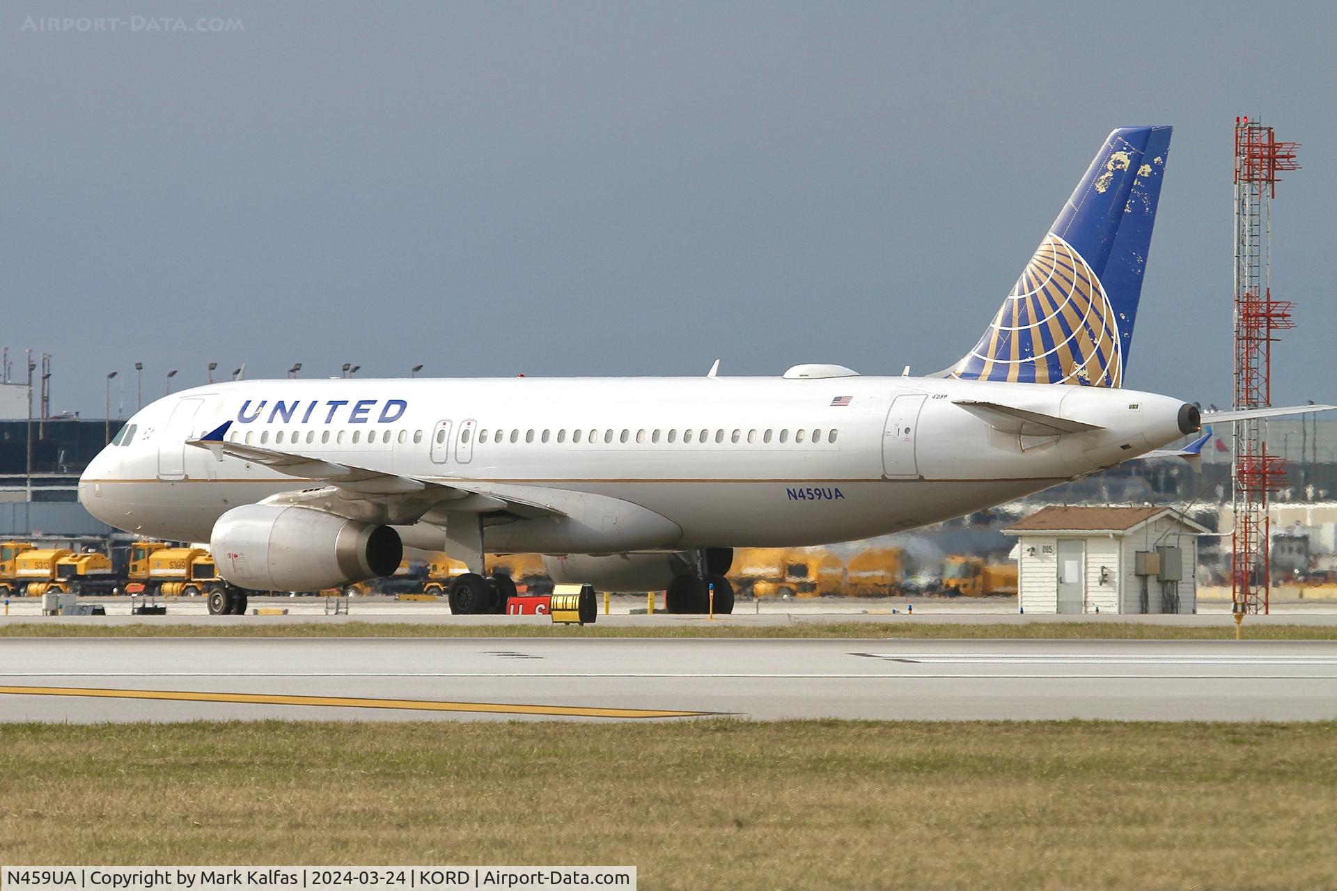 N459UA, 2000 Airbus A320-232 C/N 1192, A320 United Airlines Airbus A320-232 N459UA UAL1840 SLC-ORD