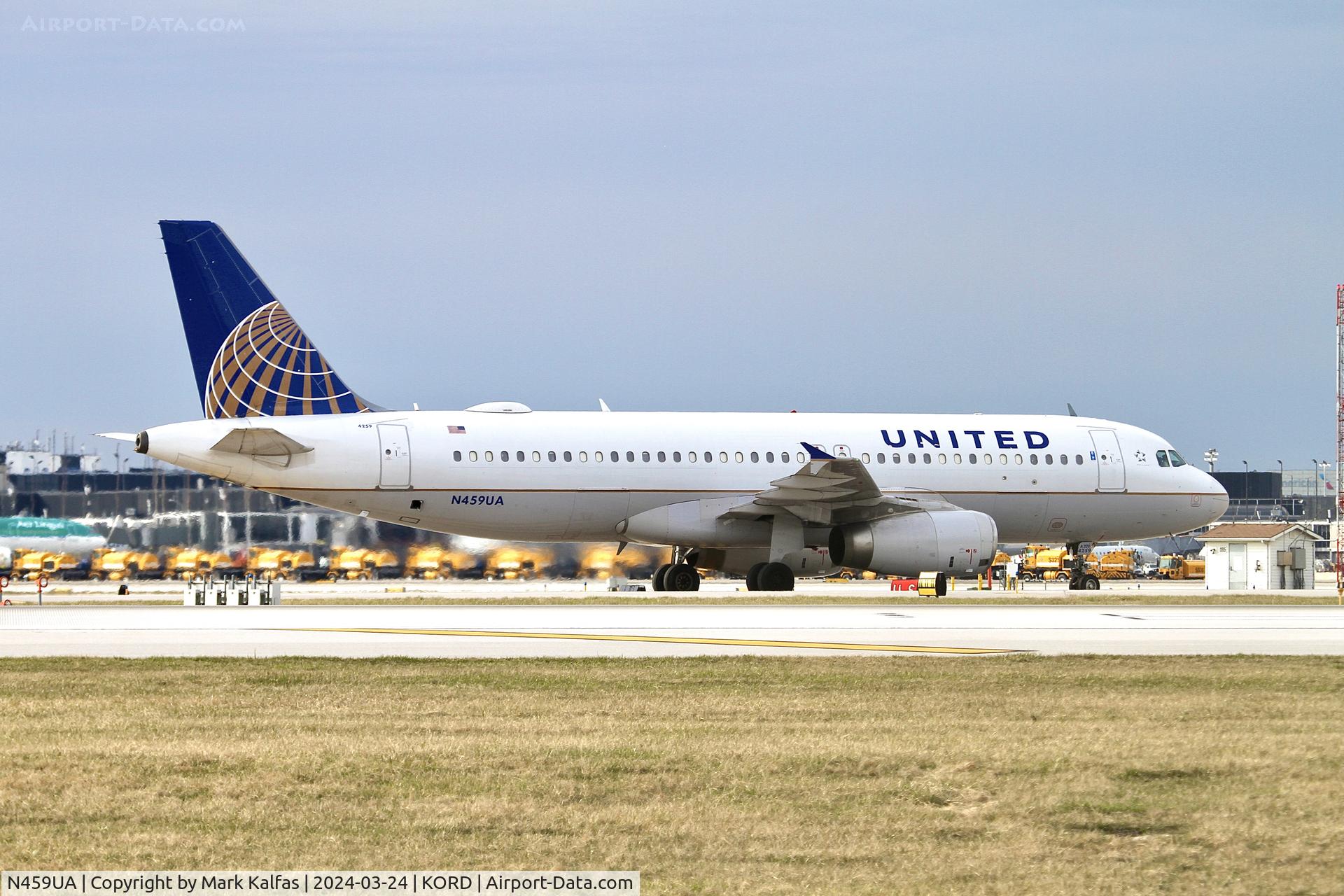 N459UA, 2000 Airbus A320-232 C/N 1192, A320 United Airlines Airbus A320-232 N459UA UAL1840 SLC-ORD