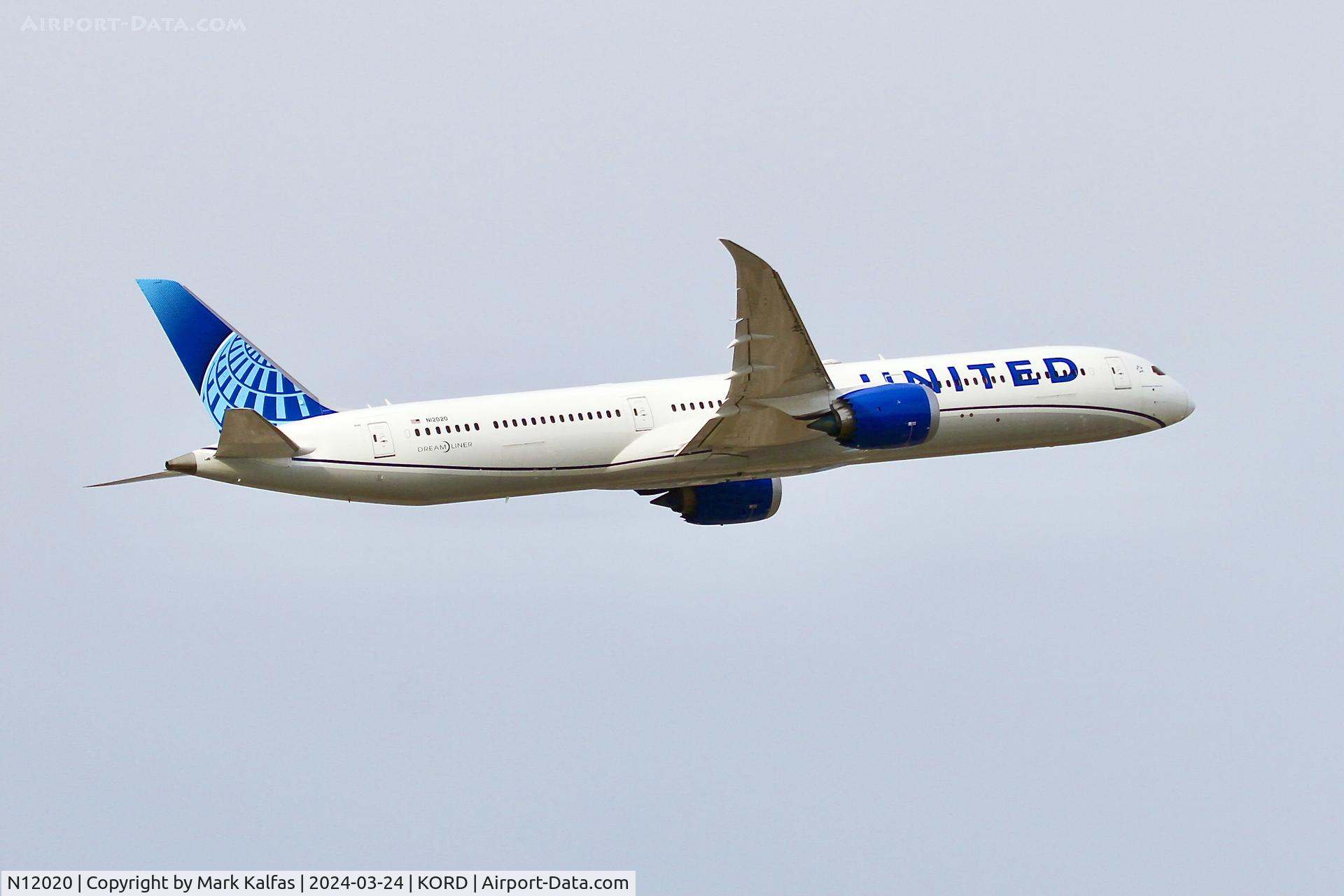N12020, 2022 Boeing 787-10 Dreamliner Dreamliner C/N 66989, B78X United Airlines Boeing 787-10 Dreamliner N12020 UAL970 KORD-LIRF