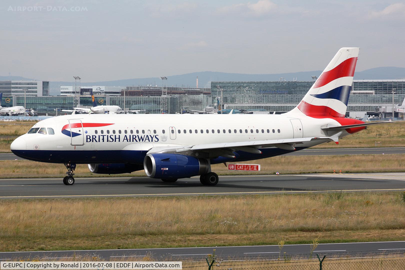 G-EUPC, 1999 Airbus A319-131 C/N 1118, at fra