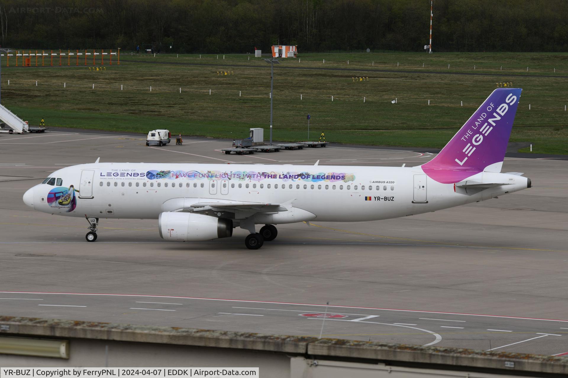 YR-BUZ, 2003 Airbus A320-232 C/N 1922, Arrival of Bees Airlines A320 from Hurghada.