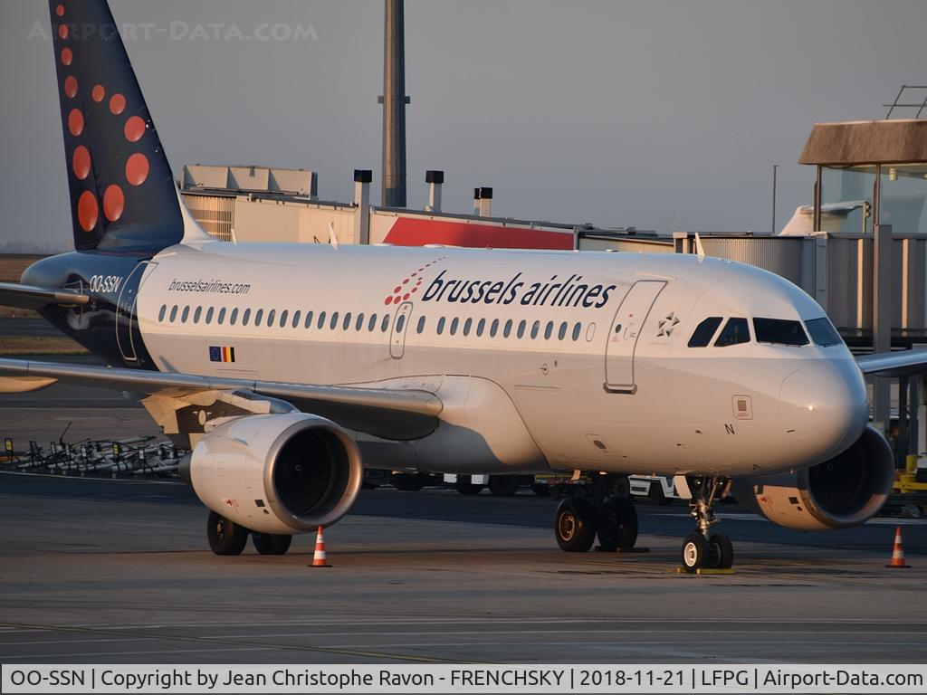 OO-SSN, 2003 Airbus A319-112 C/N 1963, Brussels Airlines
