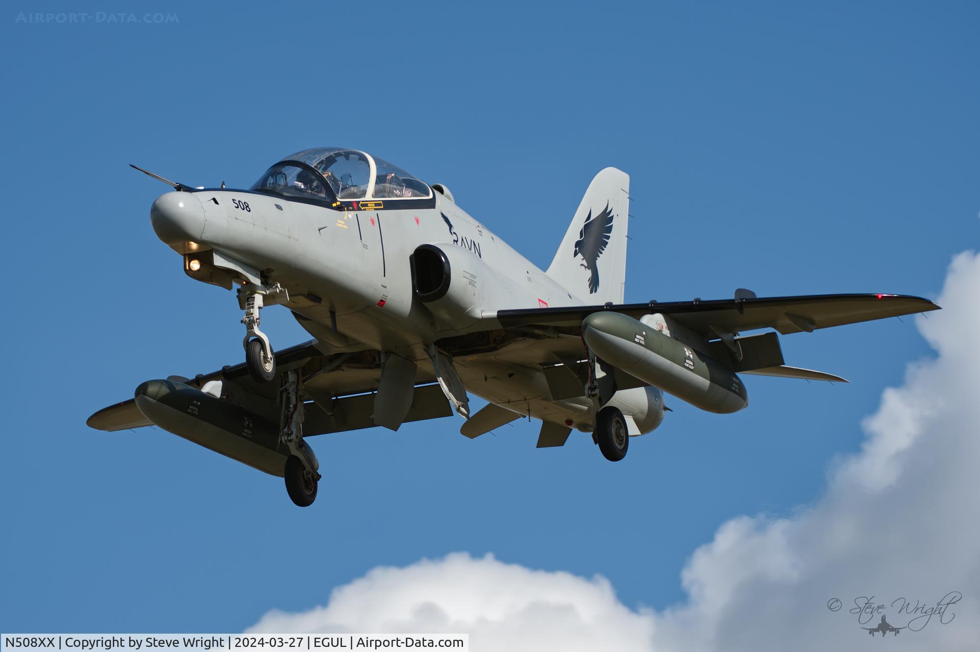 N508XX, 1993 BAE Systems Hawk Mk.67 (T-59) C/N 387/6K013, RAF Lakenheath, Suffolk UK