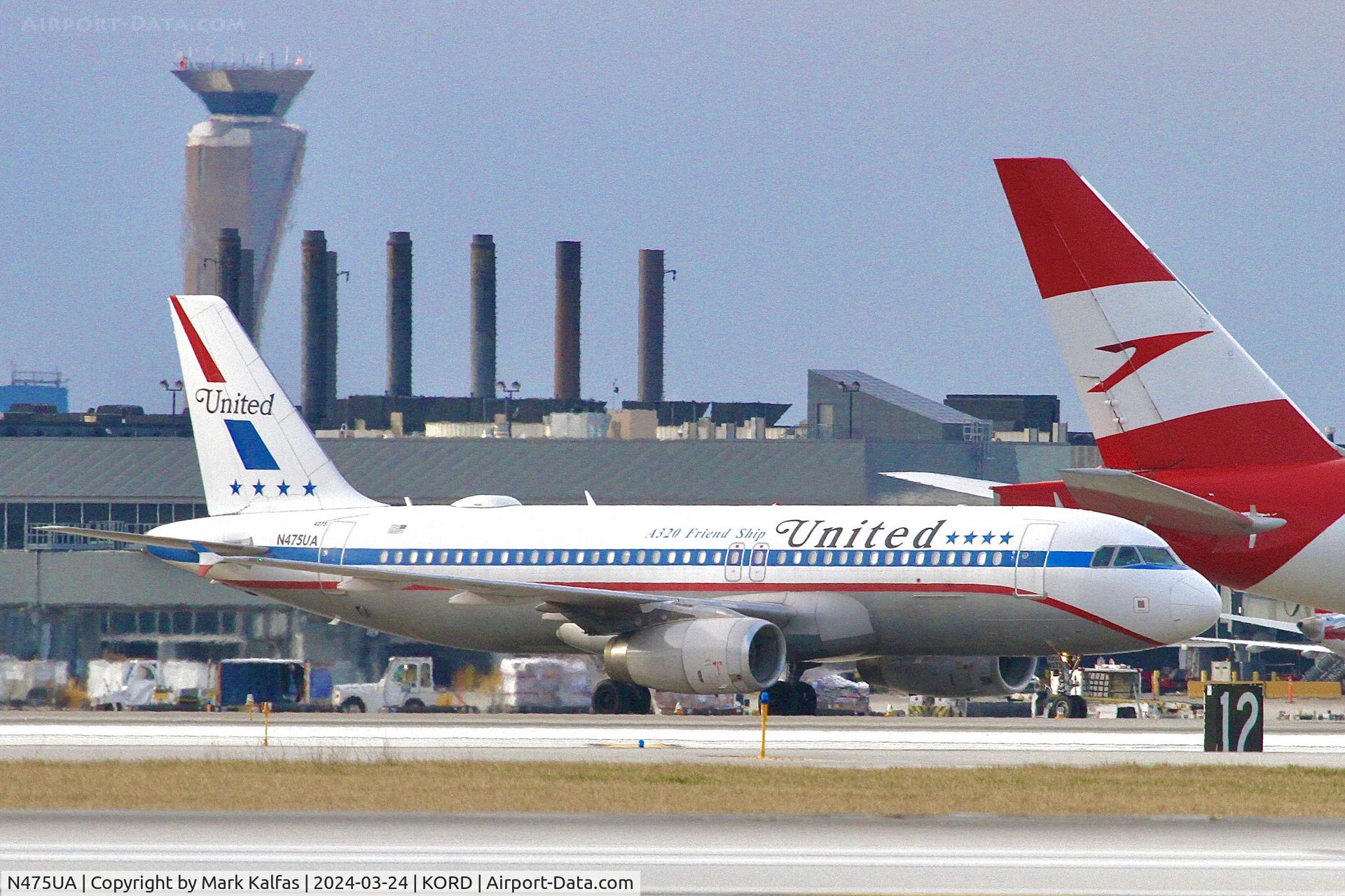 N475UA, 2001 Airbus A320-232 C/N 1495, A320 United Airlines Airbus A320-232 N475UA UAL766 MMSD-KORD