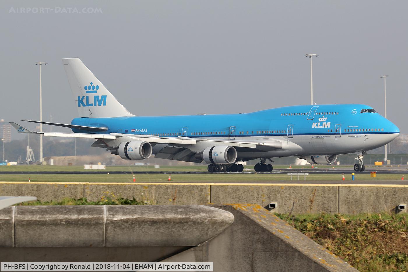 PH-BFS, 1996 Boeing 747-406BC C/N 28195, at spl