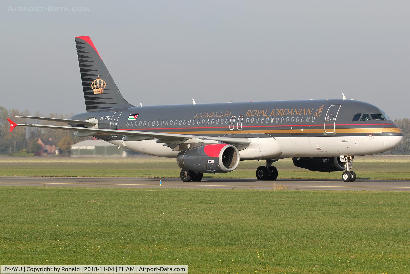 JY-AYU, 2012 Airbus A320-232 C/N 5128, at spl