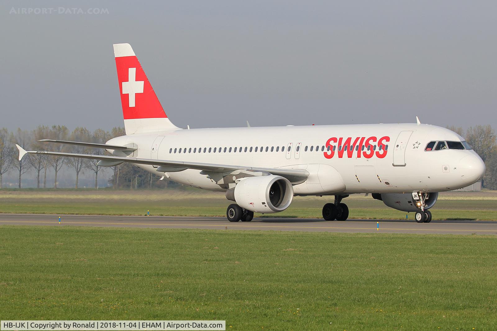 HB-IJK, 1996 Airbus A320-214 C/N 596, at spl