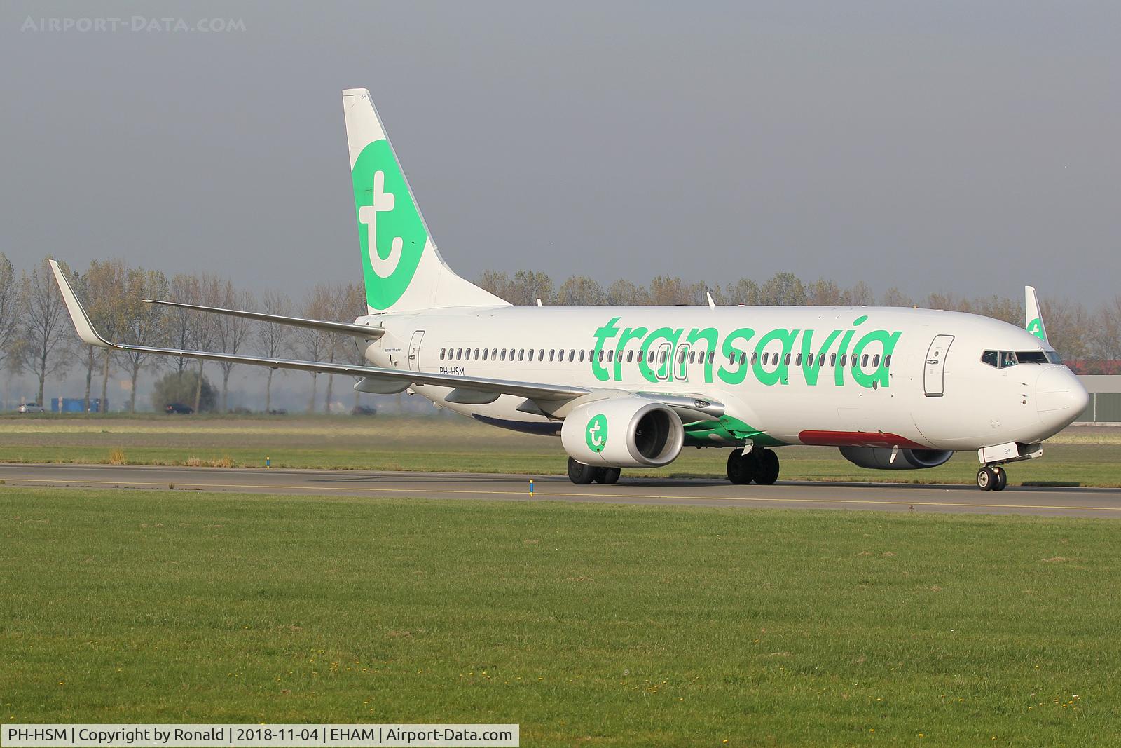 PH-HSM, 2015 Boeing 737-8K2 C/N 42067, at spl