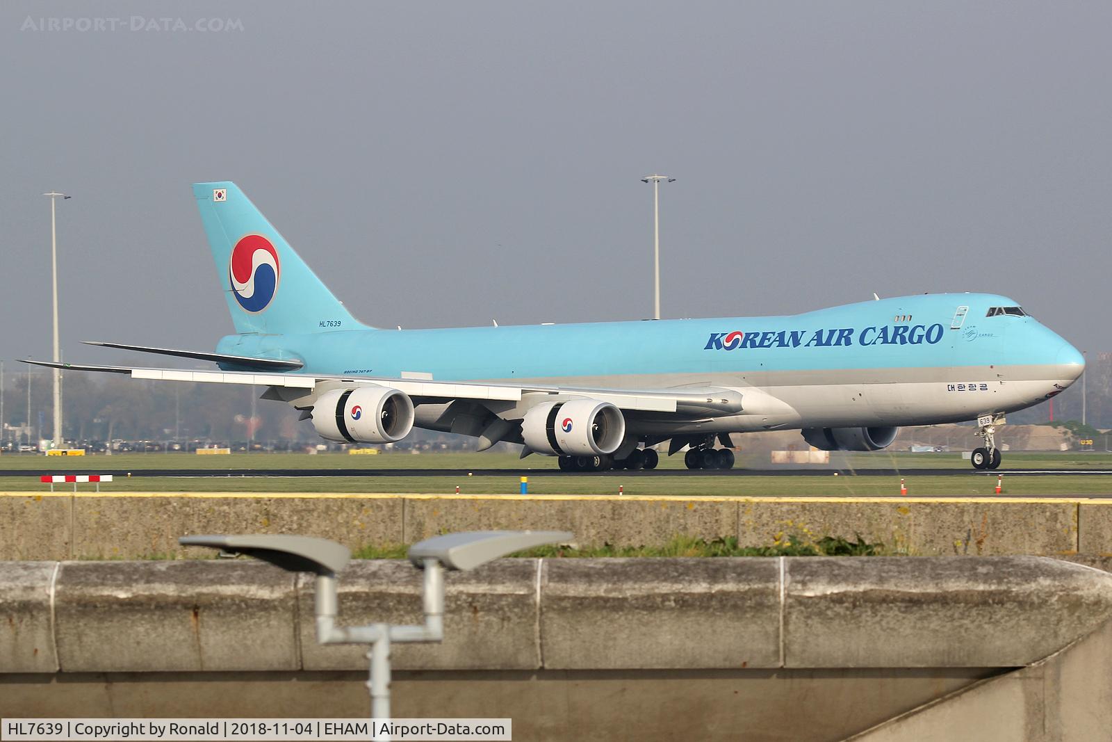 HL7639, 2016 Boeing 747-8B5F C/N 37653, at spl