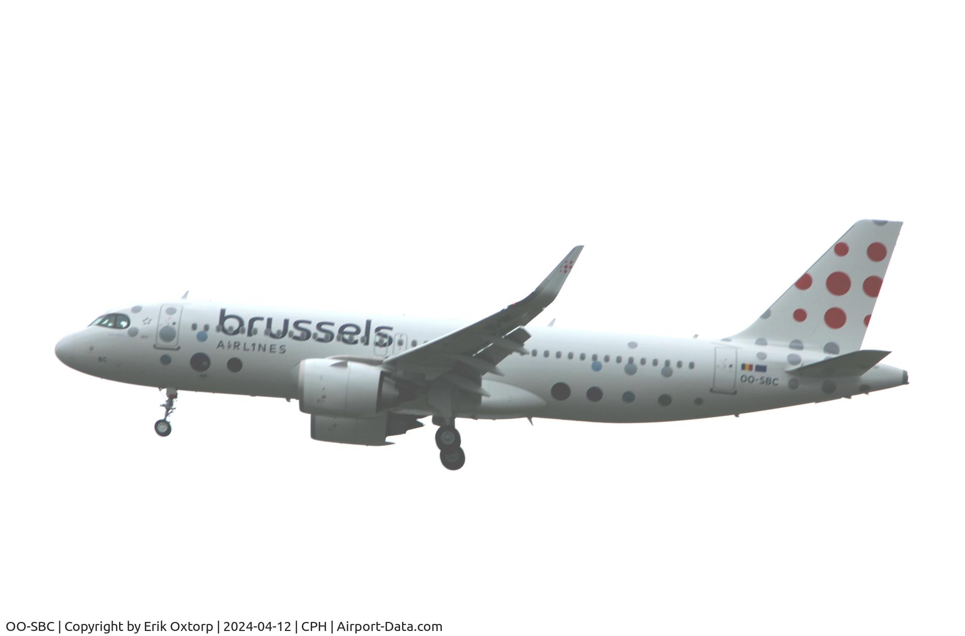 OO-SBC, 2024 Airbus A320-251N C/N 11842, OO-SBC landing rw 22L