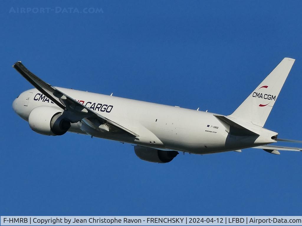 F-HMRB, 2022 Boeing 777-F C/N 67460, Bordeaux (BOD)	Paris (CDG)	2C11