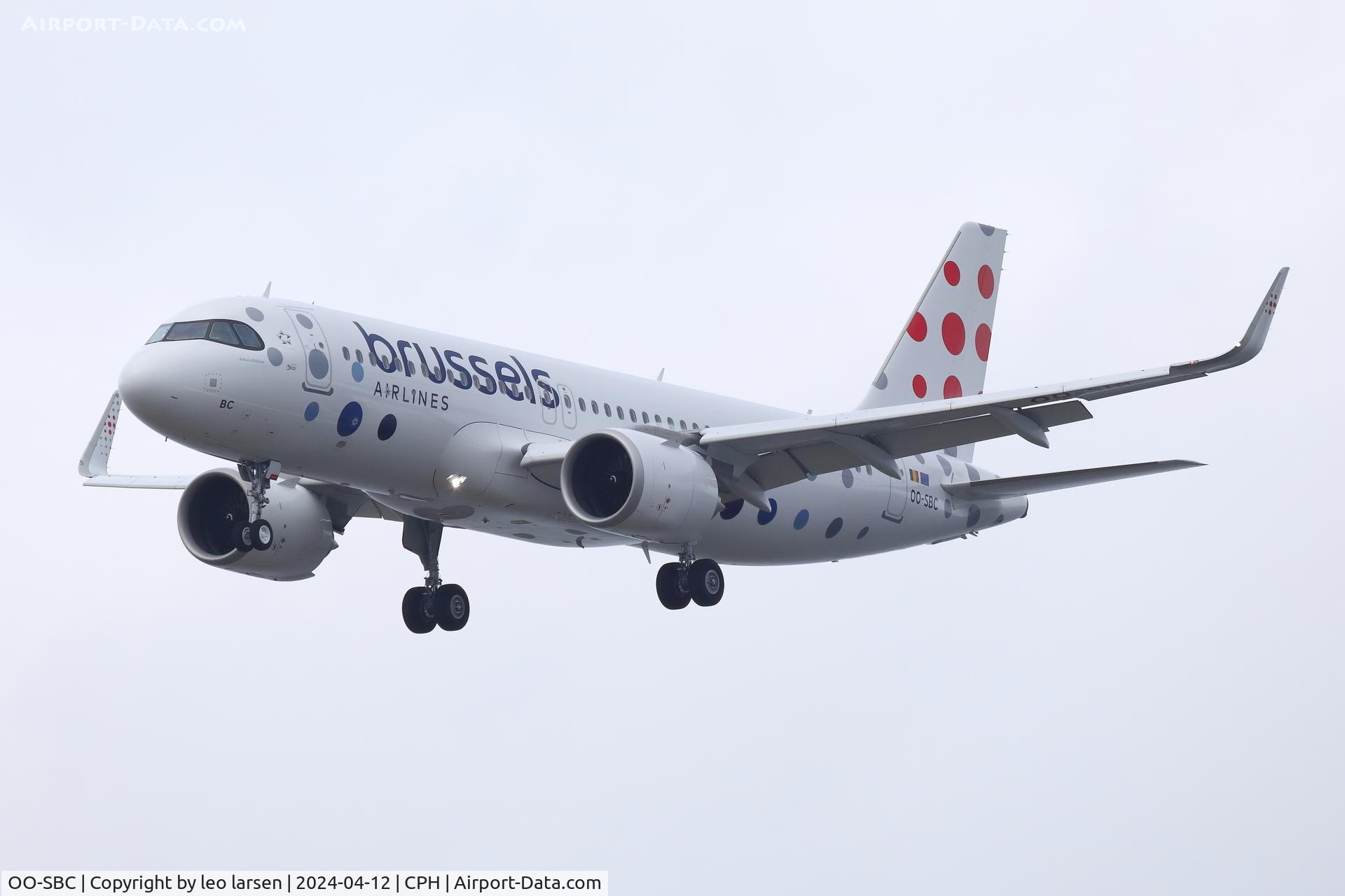 OO-SBC, 2024 Airbus A320-251N C/N 11842, Copenhagen 12.4.2024