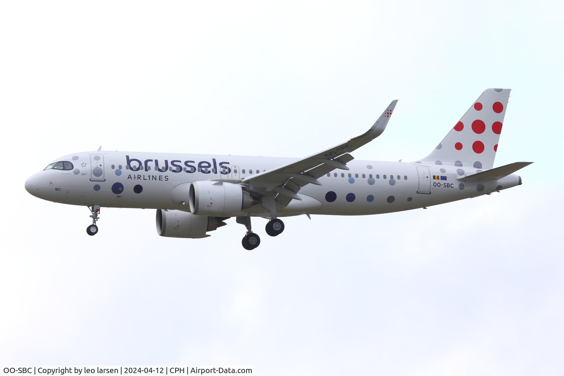 OO-SBC, 2024 Airbus A320-251N C/N 11842, Copenhagen 12.4.2024