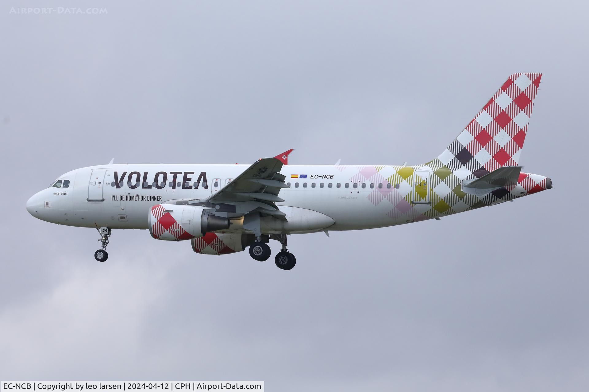 EC-NCB, 2003 Airbus A319-111 C/N 2043, Copenhagen 12.4.2024