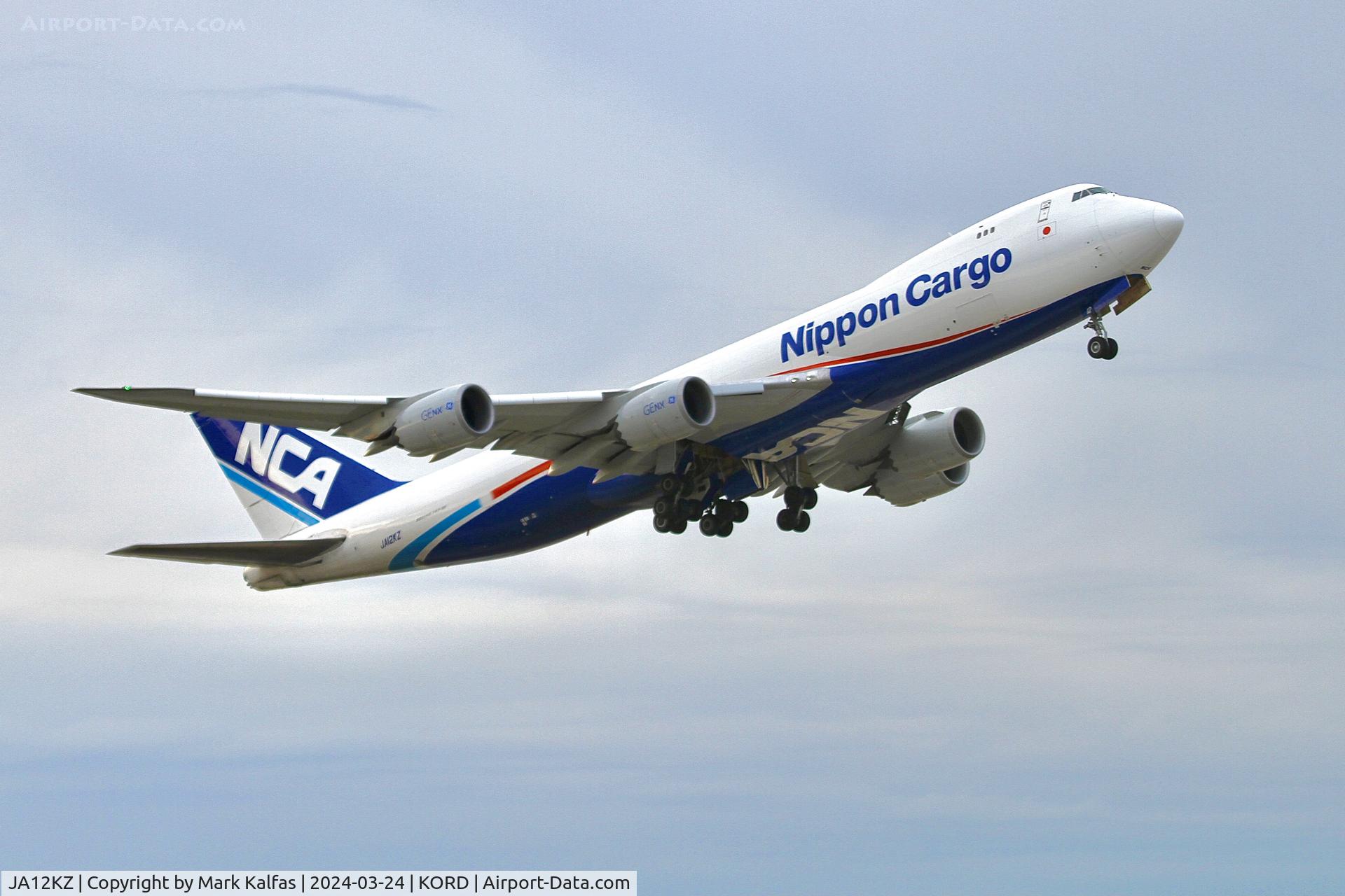 JA12KZ, 2012 Boeing 747-8KZF C/N 36137, B748 Nippon Cargo Boeing 747-8KZF JA12KZ NCA141 KORD-RJAA