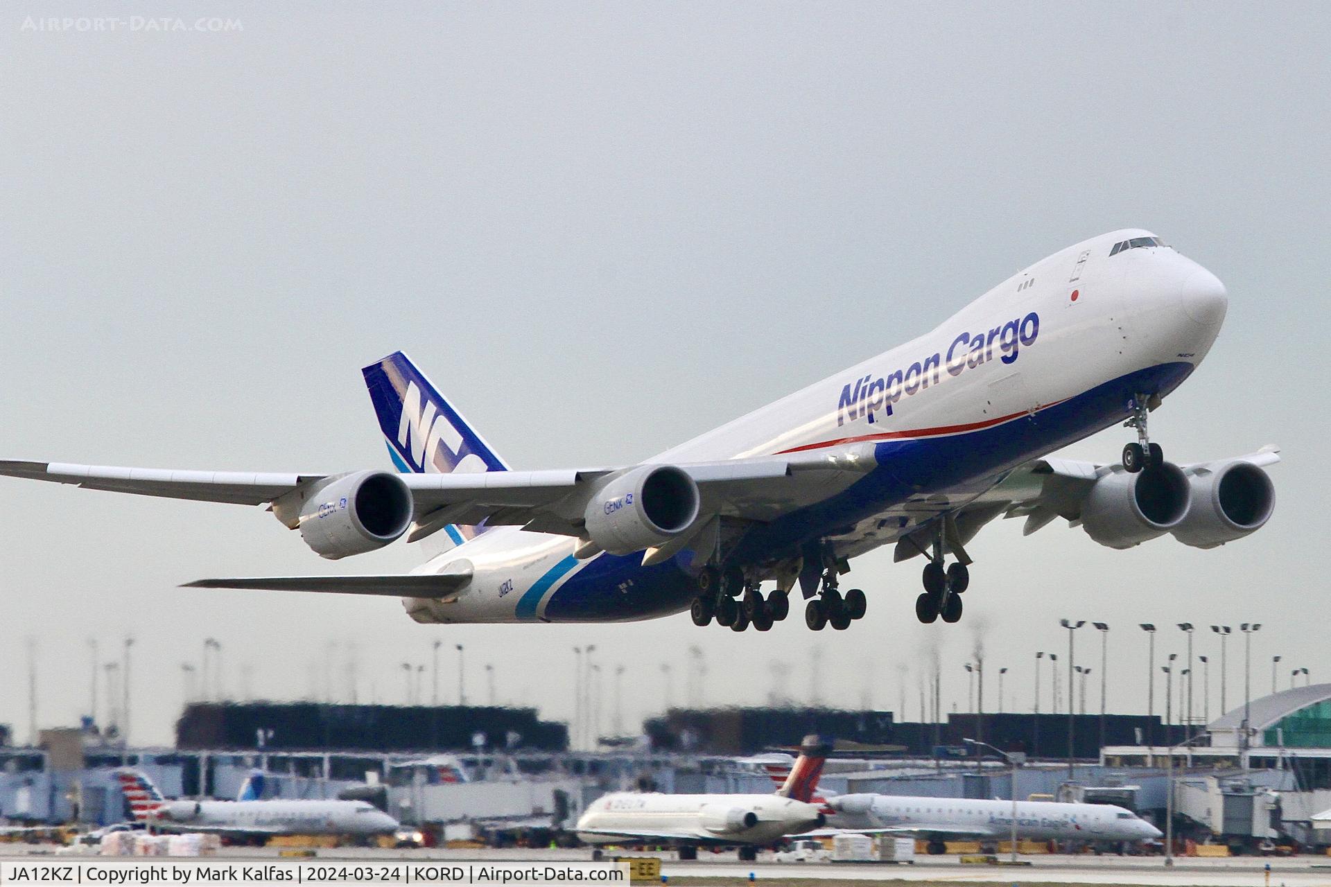 JA12KZ, 2012 Boeing 747-8KZF C/N 36137, B748 Nippon Cargo Boeing 747-8KZF JA12KZ NCA141 KORD-RJAA