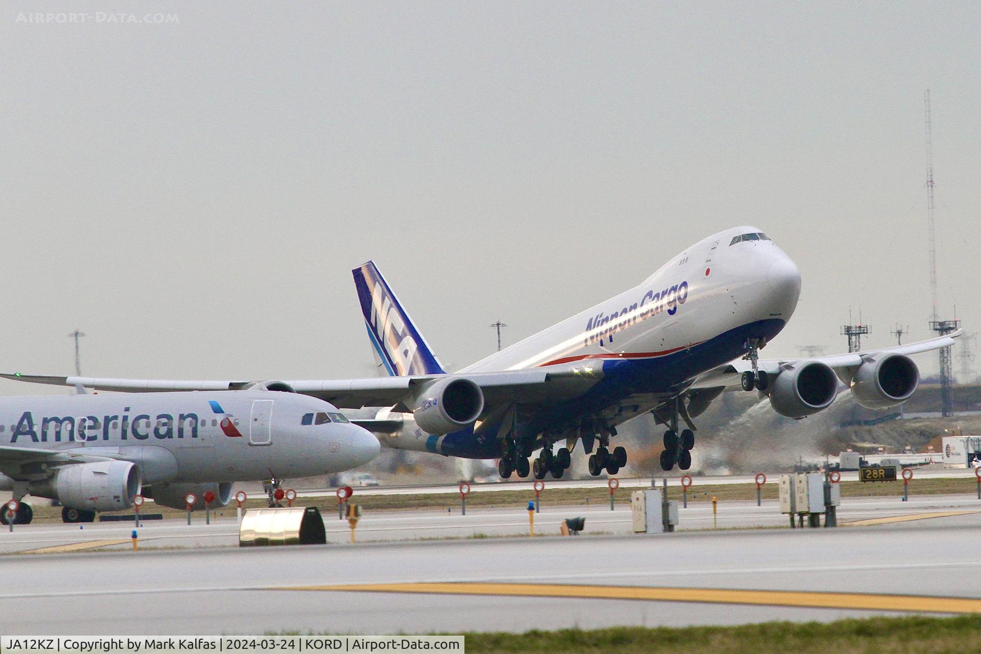 JA12KZ, 2012 Boeing 747-8KZF C/N 36137, B748 Nippon Cargo Boeing 747-8KZF JA12KZ NCA141 KORD-RJAA