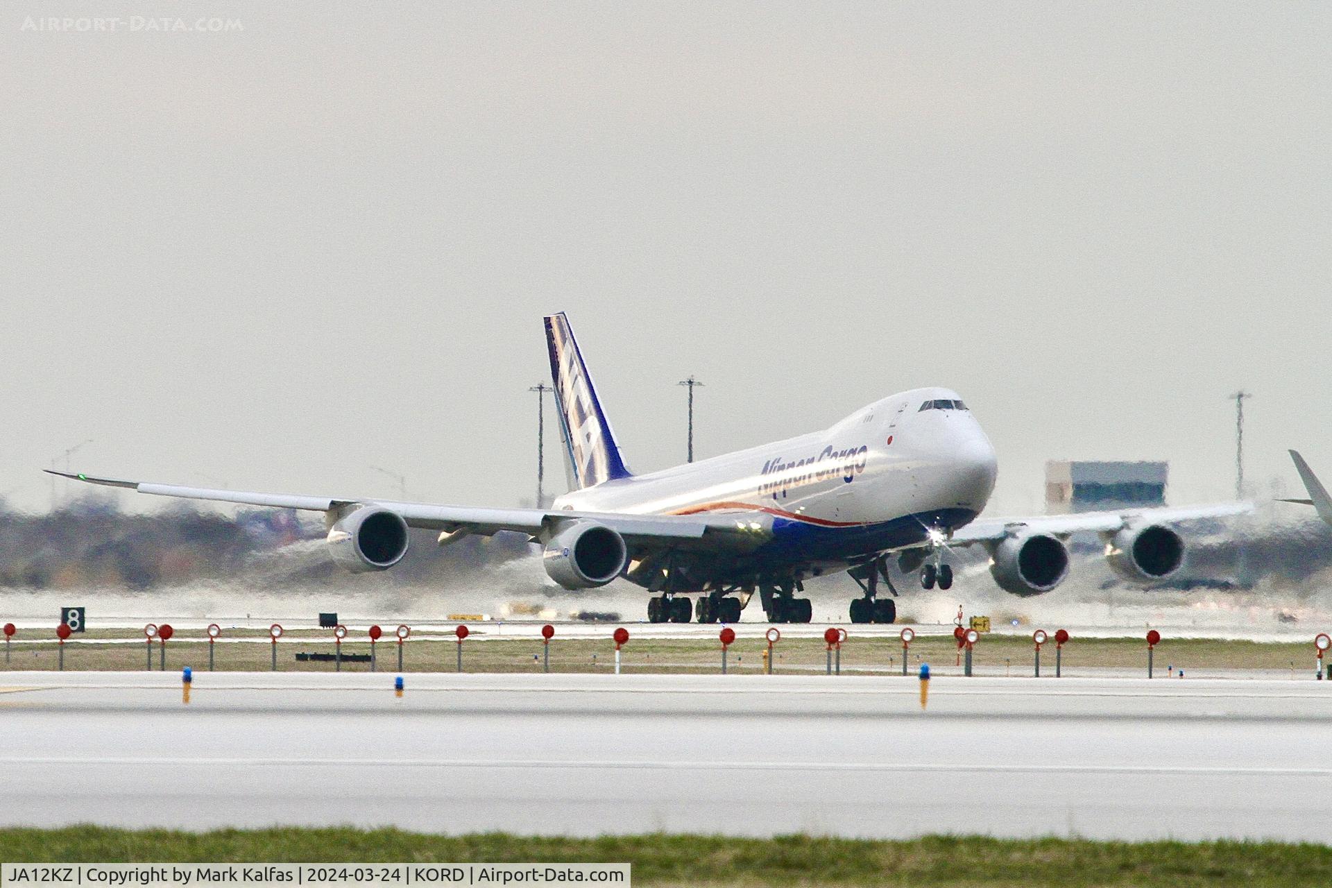 JA12KZ, 2012 Boeing 747-8KZF C/N 36137, B748 Nippon Cargo Boeing 747-8KZF JA12KZ NCA141 KORD-RJAA