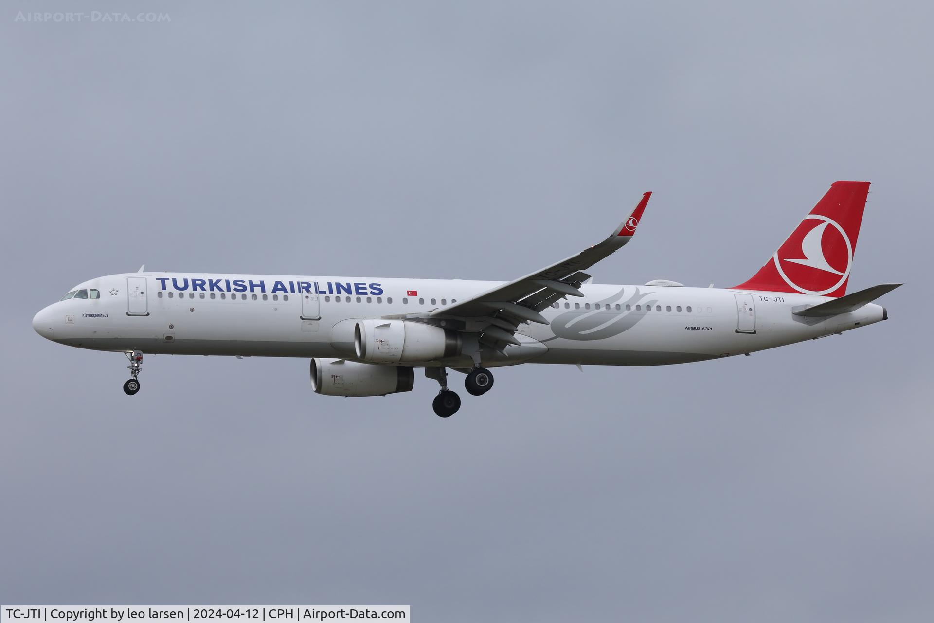 TC-JTI, 2016 Airbus A321-231 C/N 7089, Copenhagen 12.4.2024