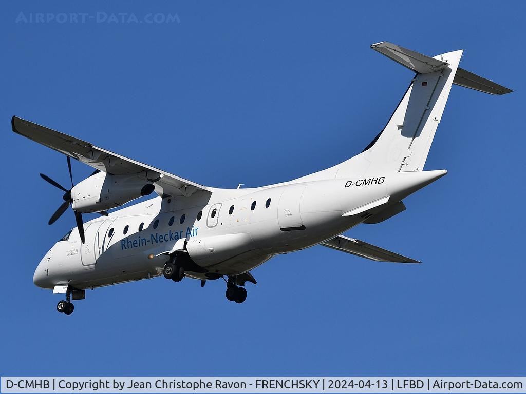 D-CMHB, 2001 Dornier 328-100 C/N 3110, Bastia (BIA) Bordeaux (BOD) ELG1905 charter Bastia Football team