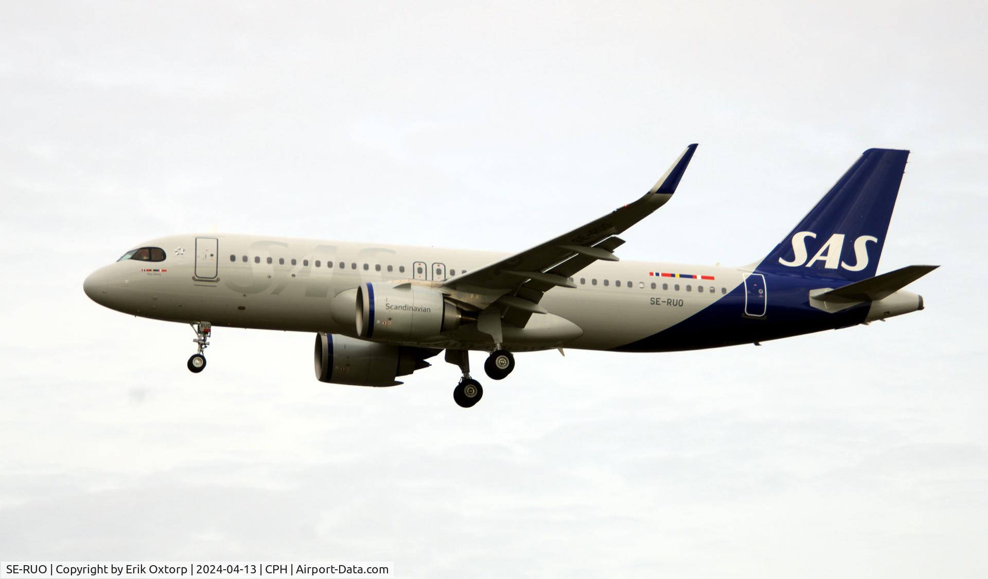 SE-RUO, 2024 Airbus A320-251 Neo C/N 12028, SE-RUO landing rw 22L.
This is the latest delivered A320-251N to SAS