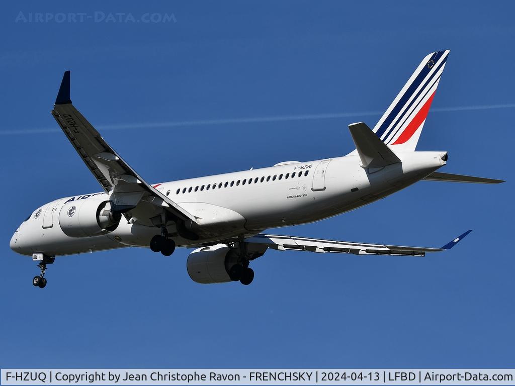 F-HZUQ, 2023 Airbus A220-300 C/N 55197, Paris (CDG)	Bordeaux (BOD)	AF7432